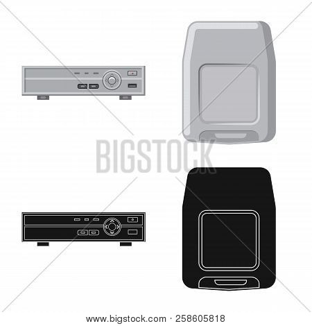 Vector Design Of Office And House Logo. Collection Of Office And System Vector Icon For Stock.