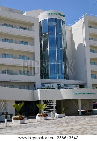 Tenerife,canary Islands,spain - August 5, 2018. View Of Iberostar Sábila - Adults Only Stylish Luxur