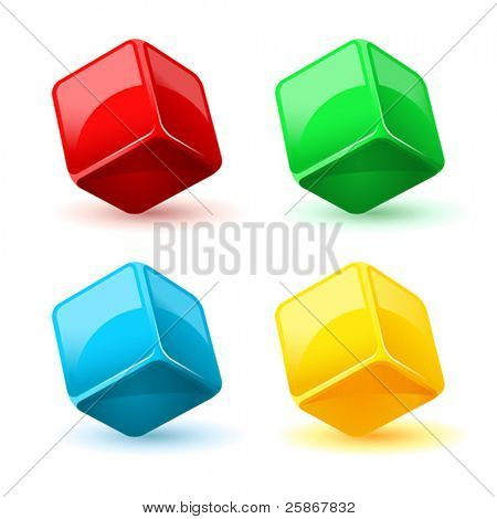 colorful cubes