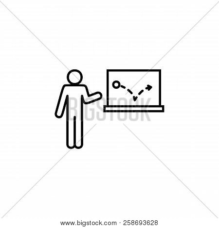 Physics Teacher Icon. Education Symbol Sign Pictogram