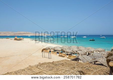 Mahmya Island, Egypt, Without People With Boats