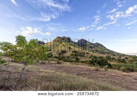 The Wewo Dhacatung Mountain Near Riung In Flores, Indonesia.
