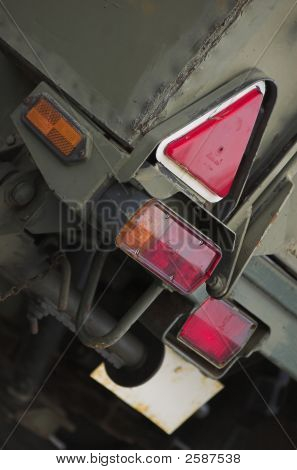 Britský vojenský přívěs - Detail