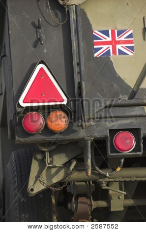 Britský vojenský přívěs - Detail