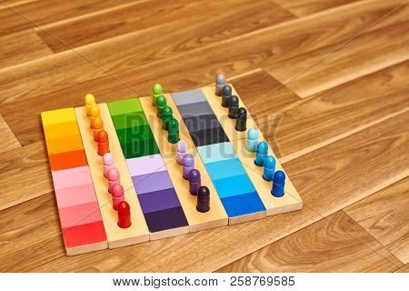 Montessori Color Wood Color Gamut Box For School