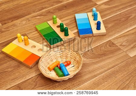 Montessori Color Wood Color Gamut Box For School