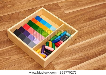 Montessori Color Wood Color Gamut Box For School