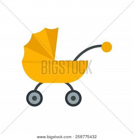 Baby Carriage Icon. Flat Illustration Of Baby Carriage Vector Icon For Web Design