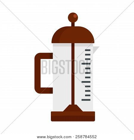 Infusion Pot Icon. Flat Illustration Of Infusion Pot Vector Icon For Web Design