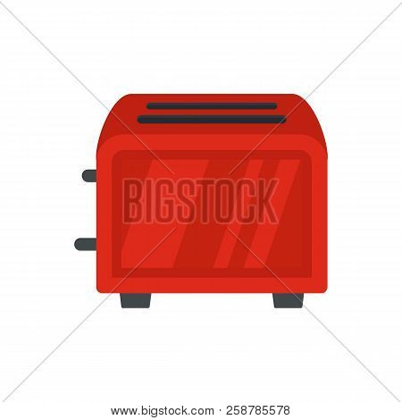 Vintage Toaster Icon. Flat Illustration Of Vintage Toaster Vector Icon For Web Design