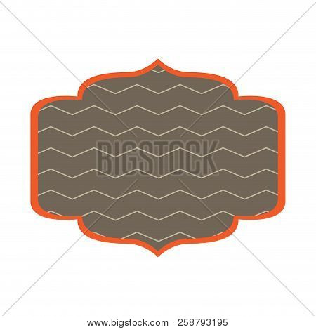 Isolated Empty Texture Sale Label. Vector Illustration Design