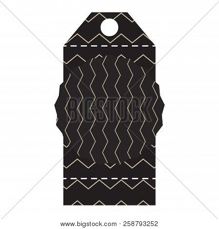 Isolated Empty Texture Sale Label. Vector Illustration Design