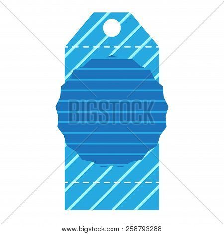 Isolated Empty Texture Sale Label. Vector Illustration Design