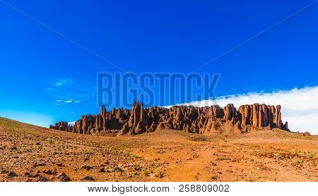 View On Mountain Landscape In The Mountains Of Jbel Sarhro In Morocco