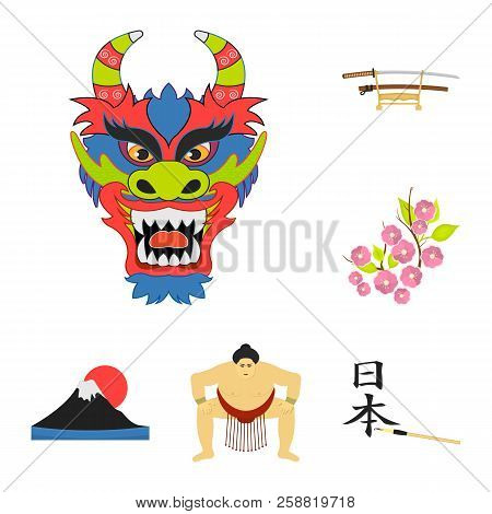 Country Japan Cartoon Icons In Set Collection For Design.japan And Landmark Vector Symbol Stock Web 