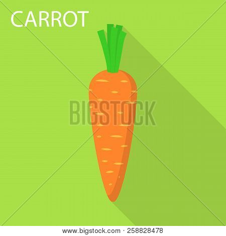Carrot Icon. Flat Illustration Of Carrot Icon For Web Design