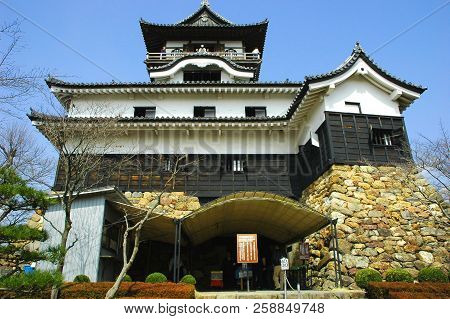 Inuyama, Japan-23 Apr, 2018: Inuyama Castle Is A Japanese Castle In The City Of Inuyama, Aichi Prefe