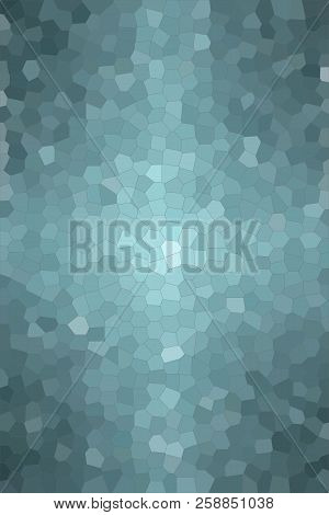 Abstract Illustration Of Vertical Wintergreen Colorful Small Hexagon Background, Digitally Generated