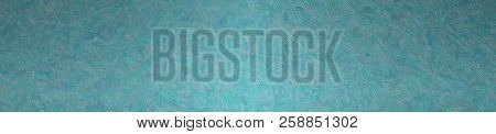 Abstract Illustration Of Wintergreen Impasto With Small Brush Strokes Banner Background, Digitally G