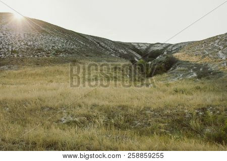 Mountains Of Chalk, Russia Volgograd Oblast Beautiful Sceneries