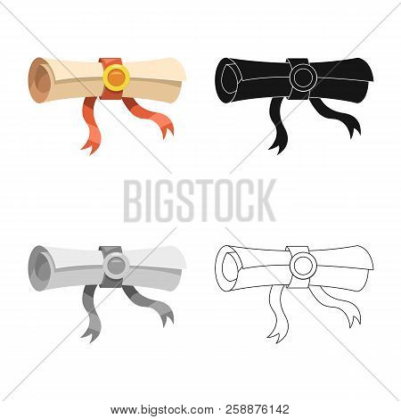Vector Illustration Of Education And Learning Icon. Set Of Education And School Vector Icon For Stoc