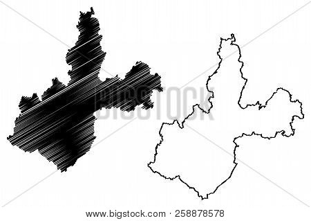 Irkutsk Oblast (russia, Subjects Of The Russian Federation, Oblasts Of Russia) Map Vector Illustrati