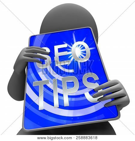Seo Tips Online Ranking Advice 3D Rendering