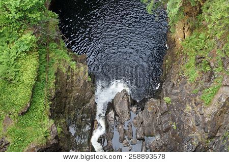 Plodda Falls Is A Waterfall 5 Km Southwest Of The Village Of Tomich, Near Glen Affric, In The Highla