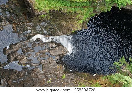 Plodda Falls Is A Waterfall 5 Km Southwest Of The Village Of Tomich, Near Glen Affric, In The Highla