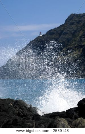 Makapu'U fyrtårn på Oahu