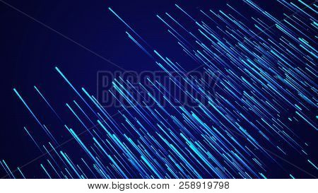 Abstract Speed Background. Starburst Dynamic Lines Pattern. Abstract Data Flow Background. 3D Render