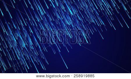 Abstract Speed Background. Starburst Dynamic Lines Pattern. Abstract Data Flow Background. 3D Render