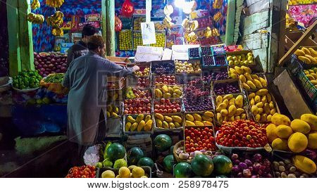 So Many Fruits At Fruit Shop In Naran Valley Pakistan, 29/06/2018