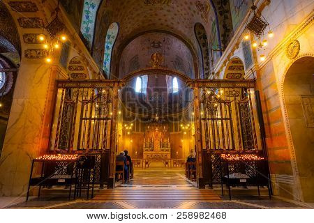 London, Uk - May 13 2018: Westminster Cathedral Or The Metropolitan Cathedral Of The Precious Blood