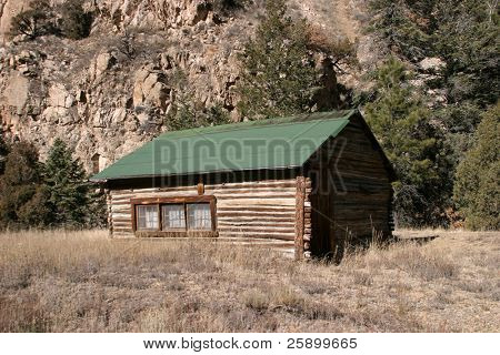 Log Cabin in mountians del nuovo Messico