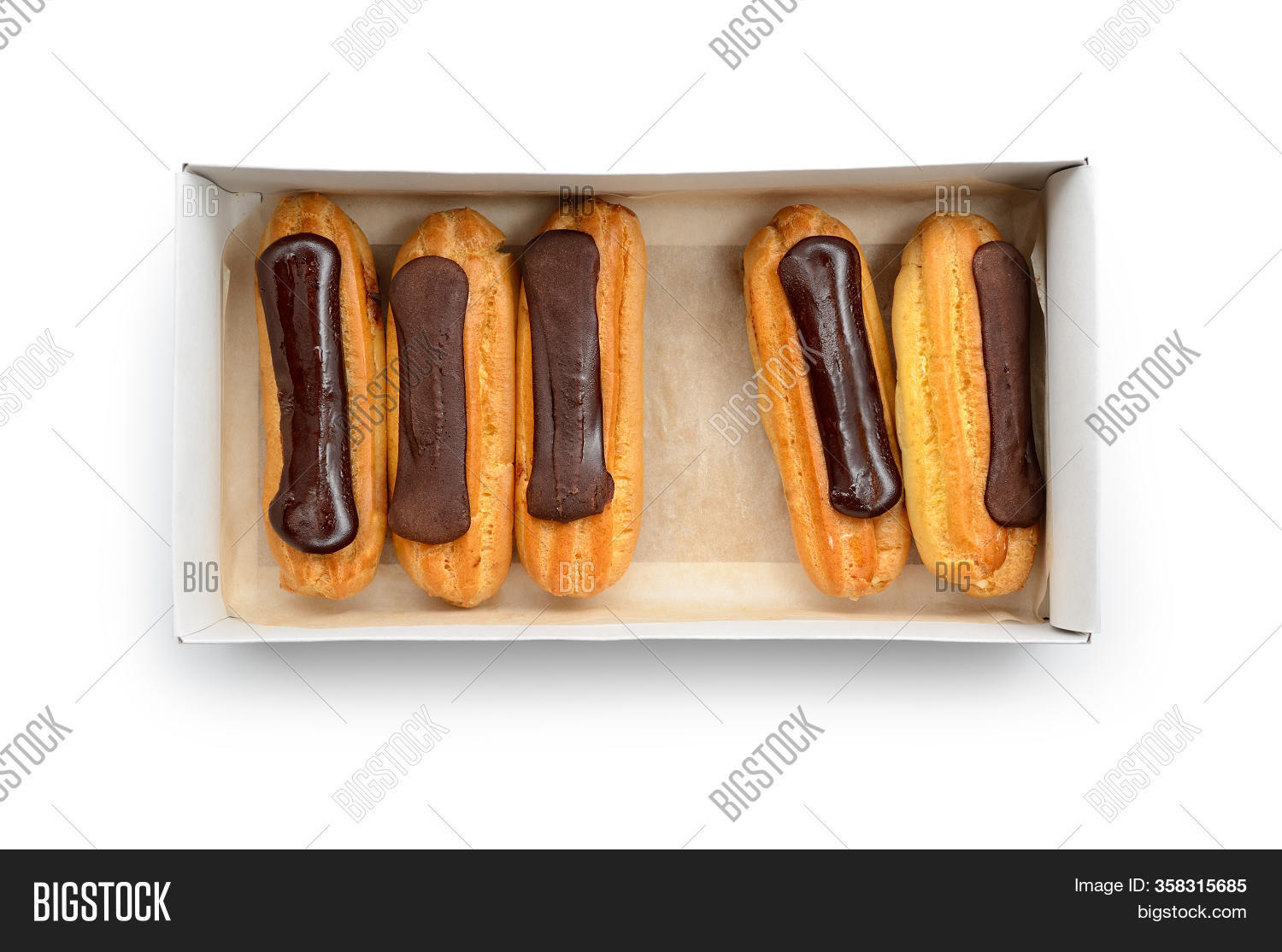 Eclairs Chocolate Box Image & Photo (Free Trial) Bigstock