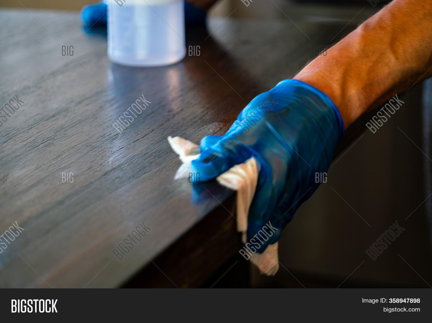 Wiping Down Surfaces Image & Photo (Free Trial) Bigstock