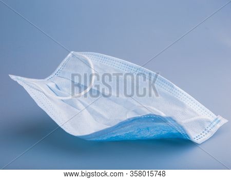 Image Of Medical Face Protection Mask. A Surgical Mask, Also Called A Ffp (filtering Facepiece Parti