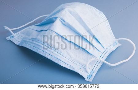 Image Of Medical Face Protection Mask. A Surgical Mask, Also Called A Ffp (filtering Facepiece Parti