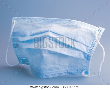 Image Of Medical Face Protection Mask. A Surgical Mask, Also Called A Ffp (filtering Facepiece Parti