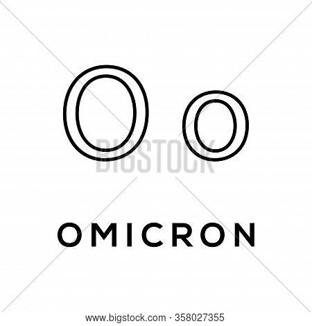 Omicron Greek Vector &amp; Photo (Free Trial) | Bigstock