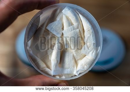 Snus - A Box Of Snus, A Moist Powder Tobacco Product Widely Consumed In Norway And Sweden And Among 