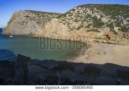 View Of The Cala Domestica In Buggerru
