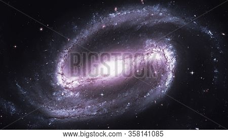 Barred Spiral Galaxy In The Constellation Eridanus. Ngc 1300. Elements Of This Image Furnished By Na