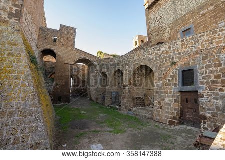 Ghost Town Of Celleno  In Lazio In Italy