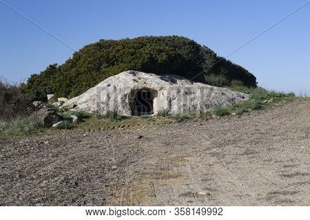 View Of The Domus De Janas Sa Domu De Su Orcu