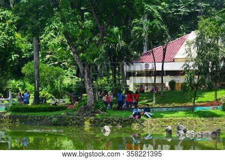 Manila, Ph - July 6: Chinese Garden Inside Rizal Park On July 6, 2016 In Manila, Philippines.