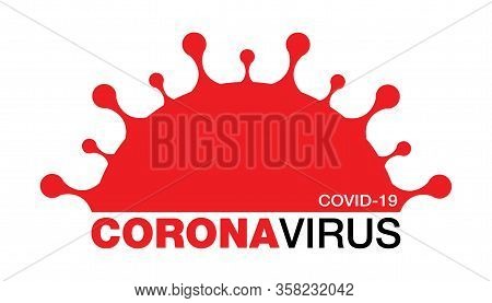 Coronavirus Covid-19 Icon. Novel Coronavirus 2019-ncov Symbol. Stop Coronavirus Infection. Label Or 