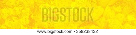 Abstract Yellow Bright Background For Web Design.