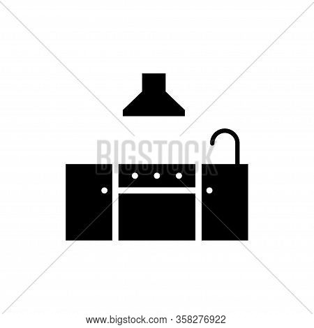 Kitchen Icon Flat Vector Template Design Trendy